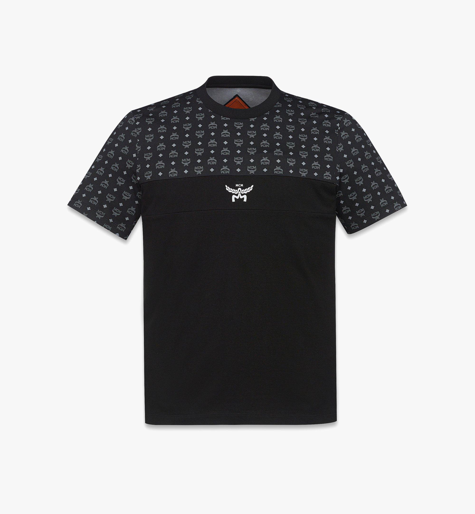Monogram Print T-Shirt in Organic Cotton 1